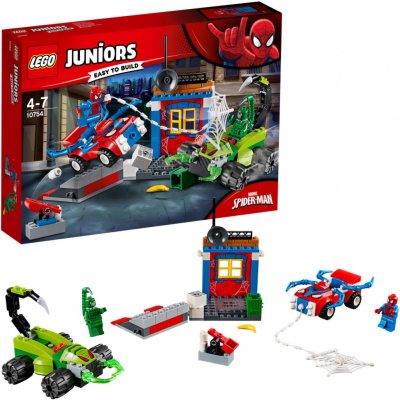 LEGO® Juniors 10754 Spider-Man vs. Scorpion Souboj na silnici – Zboží Mobilmania