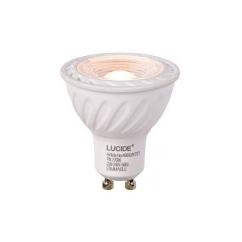 Lucide LED žárovka Ø 5 cm stmívatelné GU10 1x7W 2700K Bílá