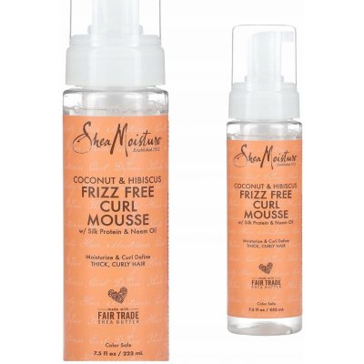 Shea Moisture Coconut & Hibiscus Frizz-Free Curl Mousse stylingová pěna 220 ml – Hledejceny.cz