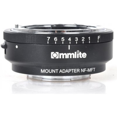 Commlite manuální adaptér Nikon F na Micro 4/3
