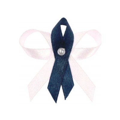 Svatební mašličky s perličkou 4 cm - bílo- tm.modré (navy) – Zboží Dáma