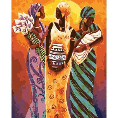 Malování podle čísel Africké ženy – Sleviste.cz