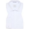 Pánská Košile Eterna Modern Fit společenská košile "Twill" prodloužený rukáv neprůhledná bílá 8817_00X367