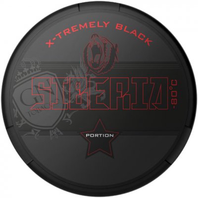 Siberia -80°C Degrees X-Tremely Black White Dry Chew Bags 20 g – Zbozi.Blesk.cz