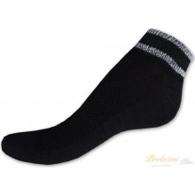 Nepon Kotníkové ponožky se vzorem černé