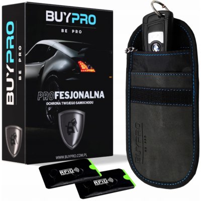 Klíčenka Bezpečnostní stíněné pouzdro na klíče do auta BUYPRO carbon – Zboží Dáma