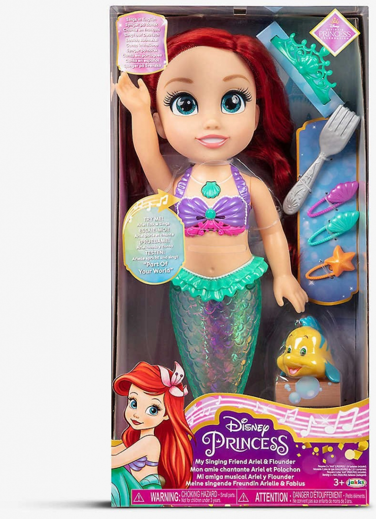 Jakks Pacific Disney princess zpívající Ariel 35cm