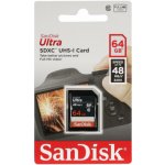 SanDisk SDXC 64 GB Ultra UHS-I U1 SDSDUNB-064G-GN3IN – Sleviste.cz