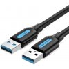 usb kabel Vention CONBI USB 3.0 Male to USB Male, 3m, černý