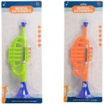 MaDe trumpeta plastová 4 klapky 35 cm oranžová – Zbozi.Blesk.cz