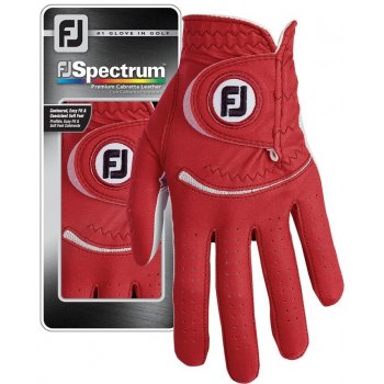 FootJoy Spectrum Womens Golf Glove Červená Levá S