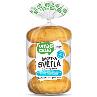 Vitacelia Bagetka bezlepková světla 240 g – Zboží Dáma