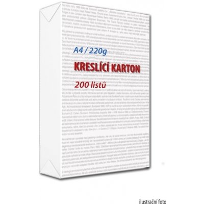 Kreslicí karton A4 220 g 200 ks – Zbozi.Blesk.cz