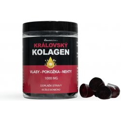 Kralovstvizdravi.cz Královský Kolagen malina, péče o pleť, vlasy a nehty, 1000 mg, 60 želé