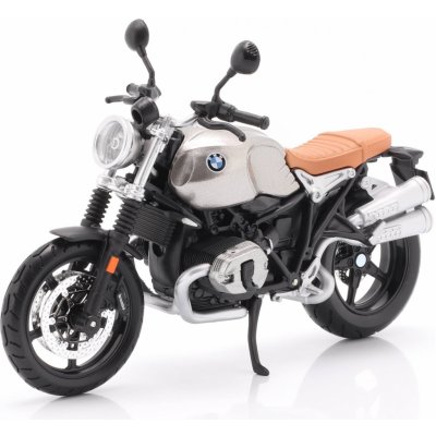 MAISTO MODEL BMW R NINE T SCRAMBLER STŘÍBRNÁ 1:12 – Zboží Mobilmania