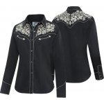Stars & Stripes Košile westernová Holly dámská černá – Hledejceny.cz
