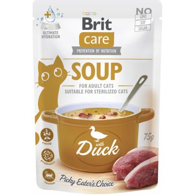 Brit Care Cat Soup Duck 75 g – Zbozi.Blesk.cz