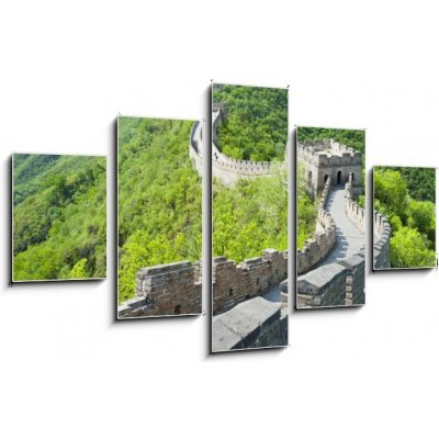 Obraz pětidílný 5D - 125 x 70 cm - The Great Wall of China Velká čínská zeď – Zboží Mobilmania