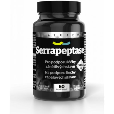 Salutem Serrapeptase 250 000 IU 60 kapslí – Hledejceny.cz