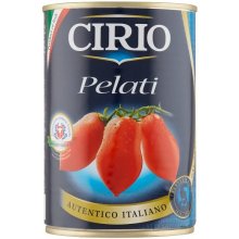 Cirio Pelati Loupaná oválná rajčata v rajčatové šťávě 400 g