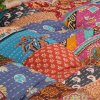 Taburet Nabytek XL Pouf patchwork textil