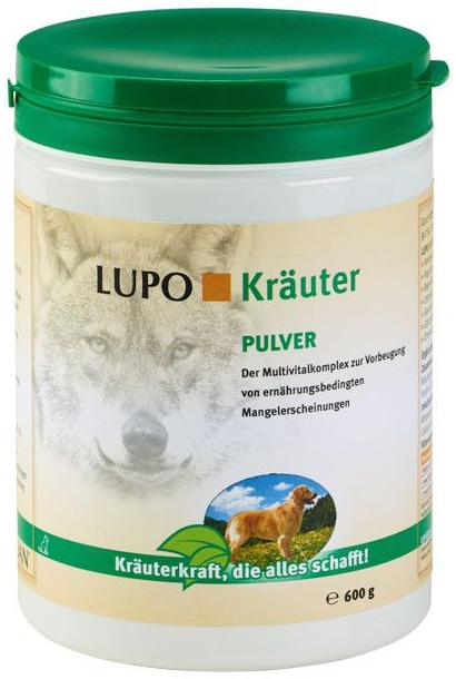 Luposan KräuterKraft 30, Bylinky pro psy mletý prášek 600 g