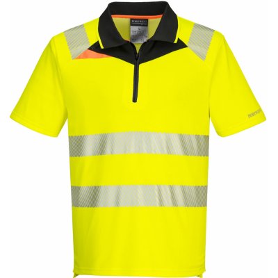 Portwest DX412 polokošile DX4 Hi-Vis S/S žlutá/černá 4XL – HobbyKompas.cz