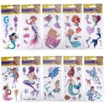 Tetovací obtisky mořské panny + víly 24x9,5 cm – Zboží Dáma