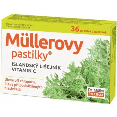 Müllerovy pastilky s islandským lišejníkem 36 ks – Hledejceny.cz