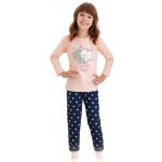 Dívčí pyžamo Elza Taro meruňka – Zboží Dáma