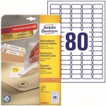Avery Zweckform L4732REV-10 Snímatelné etikety 35,6x16,9mm 800 ks bílá – Zboží Mobilmania