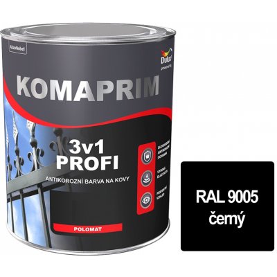 Dulux KOMAPRIM PROFI 3v1/2,5L RAL 8011 středně hnědá – Zboží Mobilmania