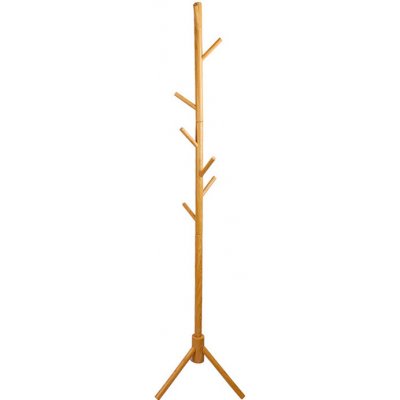 ČistéDřevo Dřevěný stojanový věšák 175 cm - přírodní – Zboží Dáma