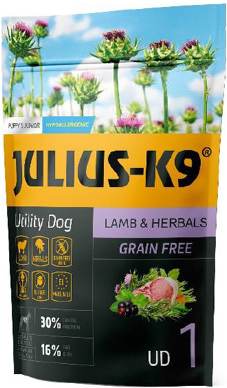 Julius K9 Puppy&JUNIOR LAMB&HERBALS 340 g