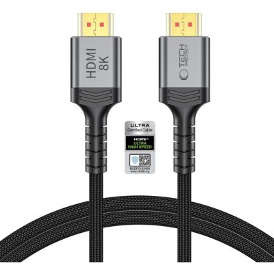 TECH-PROTECT ULTRABOOST HDMI 2.1 4K 120 Hz 8K 60 Hz 100 cm, černý 5906302323678 – Hledejceny.cz
