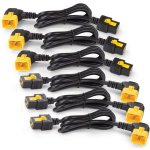 APC AP8712R Power Cord Kit (6 ea), Locking, C19 to C20 (90 Degree), 0,6m – Zboží Živě