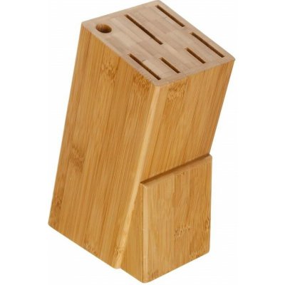 BANQUET Stojan na nože dřevěný BRILLANTE Bamboo 14 x 9 x 22 cm – Sleviste.cz