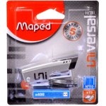 Sešívačka Maped Universal Mini na 15 listů, drátky No.10, mix barev – Zboží Živě