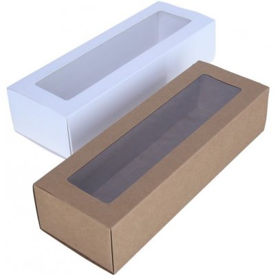 Dárková krabička ECO 32x11x7cm, s okénkem – Zboží Živě