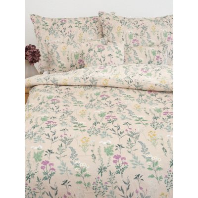 MKLuzkoviny.cz Povlečení mikroplyš Digital Bianca béžové 140x200 70x90 – Hledejceny.cz