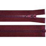 Kostěný zip šíře 5 mm délka 65 cm (bundový) - 179 vínová – Hledejceny.cz