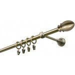 HEBR Garnýž Beluno mosaz jednoduchá 100 cm – HobbyKompas.cz