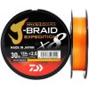 Rybářské lanko Daiwa Splétaná Šňůra J-Braid Expedition X8E Smash Orange 150 m 0,22 mm 19,5 kg