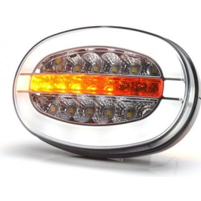 WAS Světlo přední LED W206DD 1434 DD 12/24V L+P | Zboží Auto