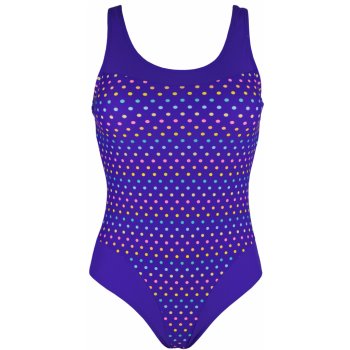 Nikola dámské jednodílné plavky s výztuží S1237 fialové