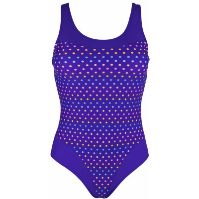 Nikola dámské jednodílné plavky s výztuží S1237 fialové