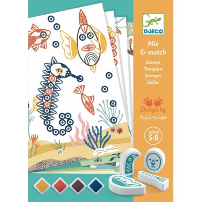 Djeco Razítkovací sada Překvapivá zvířátka – Zboží Mobilmania