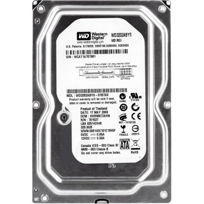 WD Caviar RE3 320GB, SATAII, 16MB, 7200rmp, WD3202Abys