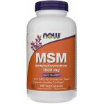 Now Foods MSM Methylsulfonylmethan 1000 mg 240 kapslí – Hledejceny.cz