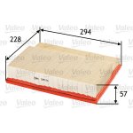 Vzduchový filtr VALEO 585076 – Hledejceny.cz